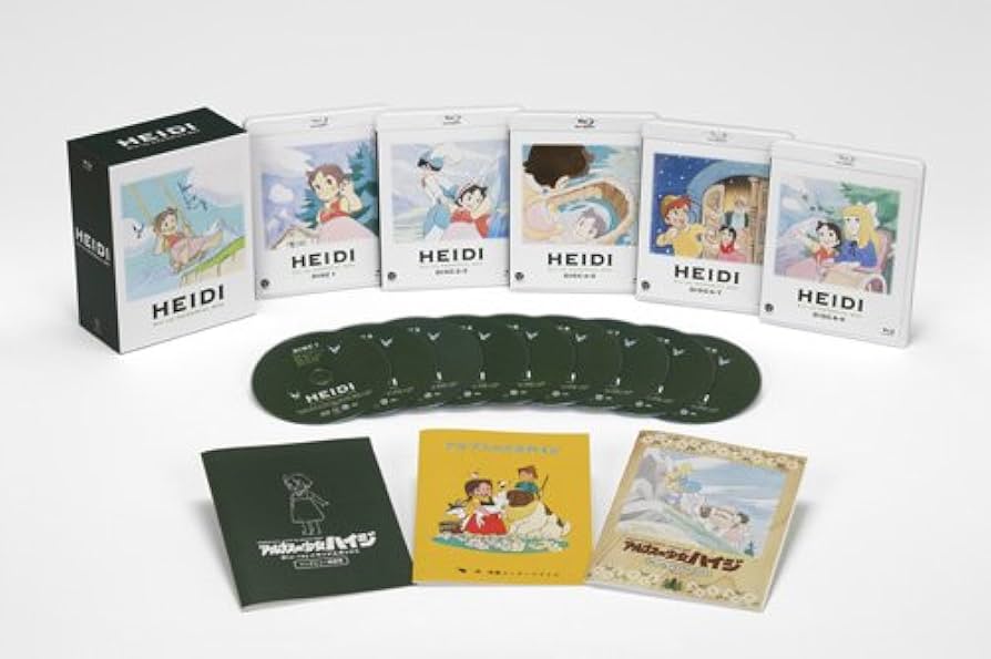 アルプスの少女ハイジ Blu-rayメモリアルボックス〈9枚組〉 Blu-ray】アルプスの少女ハイジ Blu-ray メモリアルボックス